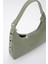 Mint Yeşil SHK82 Baget Model Tek Bölmeli Kadın Suni Deri Kol ve Omuz Çantası 4
