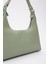Mint Yeşil SHK82 Baget Model Tek Bölmeli Kadın Suni Deri Kol ve Omuz Çantası 6