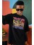 Unisex Red Hot Chili Peppers Yazılı Tişört, Oversize Rock Band Baskılı Bisiklet Yaka T-Shirt 2