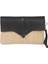 Cloe Mıknatıs Kapaklı Hasır Clutch Çanta 1