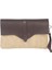 Cloe Mıknatıs Kapaklı Hasır Clutch Çanta 1