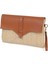 Cloe Mıknatıs Kapaklı Hasır Clutch Çanta 3