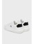 Logolu Deri Sneaker Ayakkabı YW0YW0184601W Bayan Ayakkabı YW0YW01846 01W 4