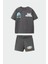 Erkek Çocuk Pamuklu Baskılı Tshirt ve Şort Alt Üst Takım 2