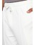 Beyaz Baggy Fit Erkek Çımalı Pantolon E1027 2