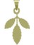 14 Ayar Altın Yaprak Kolye Ucu 0.5 Gr, KC11101 Kodlu 8