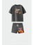 Erkek Çocuk Pamuklu Kumaş Baskılı Tshirt ve Şort Alt Üst Takım 2