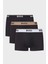 Logo Baskılı Streç Pamuklu 3 Pack Boxer Erkek Boxer 50531684 985 1