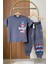 Erkek Çocuk Bluey Baskılı Pamuklu Tshirt Alt Üst Takım 2