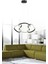 Istanbul Avize Damla Siyah Ledli Modern Beyaz Power LED Avize 1