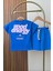Kız Çocuk Pamuklu Kumaş Slogan Baskılı Tshirt ve Şort Alt Üst Takım 4