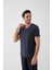 Erkek Pamuklu V Yaka Kısa Kollu Tişört 1
