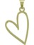 14 Ayar Altın Kalp Kolye Ucu 0.5 Gr, KC17535 Kodlu 8
