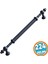 Mobilya Çekmece Mutfak Dolabı Dolap Kapak Kulpları Kulbu Siyah Metal Kulp 224 mm (22.4 Cm) 1