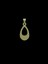 14 Ayar Altın Gözyaşı Damlası Kolye Ucu 0.5 Gr, KC11943 Kodlu 7