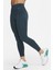 Dri-Fit Universa Medium Support High Rise 7/8 Length Kadın Yüksek Bel Toparlayıcı 2 Cepli Dalgıç Kumaş Tayt Yeşil 1