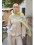 Sarı Ed Scarf Inspired Volen Desen Şal 2