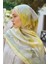 Sarı Ed Scarf Inspired Volen Desen Şal 3