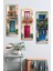 Renkli Çiçek Desenli 3 Parçalı Mdf Tablo, Şık ve Modern Dekorasyon Parçası 2