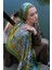 Yağ Yeşili Ed Scarf Inspired Velarose Desen Şal 1