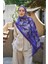 Mor Ed Scarf Inspired Limerence Desen Şal 4