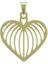 14 Ayar Altın Kalp Kolye Ucu 0.5 Gr, KC11388 Kodlu 8