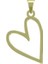 14 Ayar Altın Kalp Kolye Ucu 0.5 Gr, KC17534 Kodlu 8