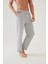 Erkek Pamuklu Ekose-Lacivert 2'li Tek Alt Pijama 2