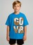 Erkek Çocuk Good Vibes Yazılı Oversize Tshirt 1