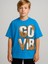Erkek Çocuk Good Vibes Yazılı Oversize Tshirt 3