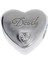 Kadın Baba Sevgisi Kalp Model Gümüş Charm 1