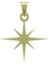14 Ayar Altın Yıldız Kolye Ucu 0.5 Gr, KC15489 Kodlu 8