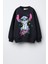 Kız Çocuk 3 Iplik Kumaş Baskılı Sweatshirt ve Eşofman Altı Alt Üst Takım 2
