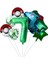 Pokemon Bulbasaur Konsept 7 Yaş Balon Set Pokemon Bulbasaur Balon Doğum Günü Folyo Balon Set 1