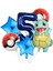 Pokemon Squirtle Konsept 5 Yaş Balon Set Pokemon Squirtle Balon Doğum Günü Folyo Balon Set 1
