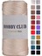 5 Adet Premium 200 gr Polyester Makrome Ipi Sütlü Kahve 2 mm - 230 M Supla Ip ve Çanta Ipliği 1
