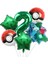 Pokemon Bulbasaur Konsept 2 Yaş Balon Set Pokemon Bulbasaur Yıldız Balon Doğum Günü Folyo Balon Set 1
