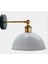 Mylights Mat Gold Eskitme Gövde Metal Duvar Apliği – Beyaz Başlık E27 duy hareketli otel kafe yatakbaşı aplik okuma lambası çalışma odası çocuk odası aplik 1