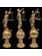 Themis Adalet Terazisi Heykeli ve Dünya Biblo Gold 37CM 4