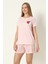 Pembe Berrry Şortlu Pijama Takımı 3