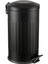16 Lt Vintage Serisi Amortisör Kapaklı Siyah Çöp Kovası, Çok Amaçlı ve Şık Tasarım 1