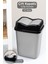 Gri 10 Litre Çift Kapaklı Plastik Çöp Kovası, Ev ve Ofis Için Pratik ve Şık Tasarım 1