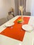 Sunrise Flame Keten Runner Masa Örtüsü 45X120 cm | El Yapımı Dekoratif Masa Şeridi 2