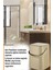 Bej 8 Lt Bas Aç Mekanizmalı Mutfak ve Banyo Çöp Kovası 2
