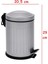 5 Lt Vintage Serisi Amortisör Kapaklı Gri Çöp Kovası, Çok Amaçlı Kullanım 2