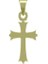 14 Ayar Altın Haç Kolye Ucu 1 Gr, KC10782 Kodlu 8