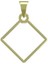 14 Ayar Altın Eşkenar Dörtgen Kolye Ucu 1 Gr, KC11014 Kodlu 8