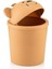 Sevimli Turuncu Masaüstü Mini Çöp Kutusu, 1 Litre 4