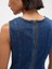 Kadın Koyu Mavi Denim Mini Shift Elbise 3