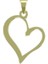 14 Ayar Altın Kalp Kolye Ucu 1 Gr, KC17515 Kodlu 8